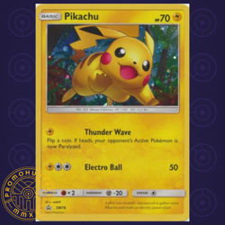 Pokemon Card - Pikachu Holo SM76 Shining Legends Promo 2017 NM - Image 1