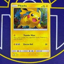 Pokemon Card - Pikachu Holo SM76 Shining Legends Promo 2017 NM - Image 2