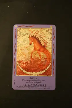 Bella Sara Trading Card - Magical Friends - Foil S4/37 Bathylas - Image 1