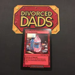 Divorced Dads Court of Chaos - Stool Softener - Discontinued card - Image 1