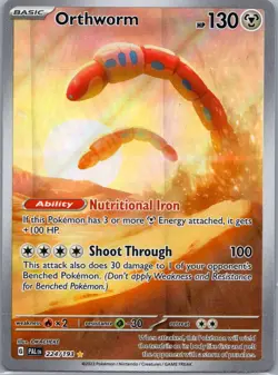 Pokemon TCG Orthworm Scarlet & Violet Paldea Evolved Holo Card 224/193 - Image 1