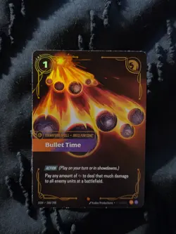 FOIL Riftbound Miss Fortune Card Bullet Time 268/298 English League of legends J - Image 1