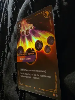 FOIL Riftbound Miss Fortune Card Bullet Time 268/298 English League of legends J - Image 2