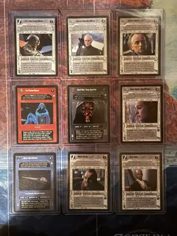 Star Wars CCG Complete Coruscant Set WITH Al’s - 189 Total Cards - Image 1