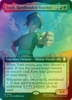 Toph, Hardheaded Teacher - Extended Art Foil - Avatar: The Last Airbender - TLA - Image 1