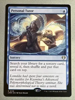MTG / Personal Tutor / CMM / #110 / Regular/ Rare / NM - Image 1