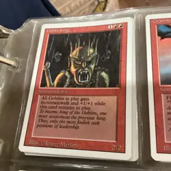 Goblin King Revised Edition Regular MTG Magic Gathering - Image 1