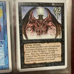 MTG Magic the Gathering Lord of the Pit (144/379) Fourth Edition HP - Image 1