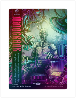 1x Mindcrank, Foil, Secret Lair Iron Maiden - 2186, Magic MTG NM - Image 1