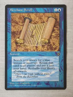NM Merchant Scroll Homelands Mtg Magic the Gathering - Image 1
