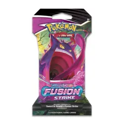 SHIPS FAST Pokemon TCG Sword & Shield Fusion Strike Sleeved Booster 6 pk Gengar 820650809170 - Image 2