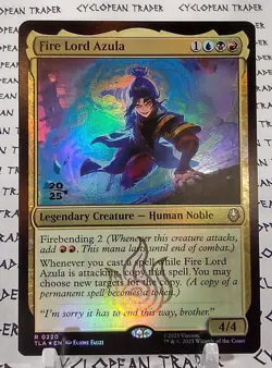Prerelease FOIL FIRE LORD AZULA mtg NM The Last Airbender Rare - Image 1
