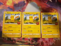 Pokemon TCG Halloween Trick Or Trade Pikachu #49/203 Common LP-NM - Image 2