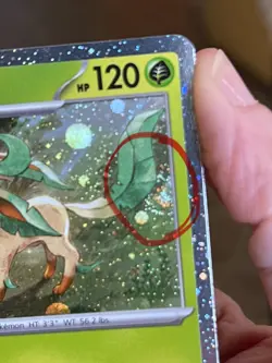 POKEMON LEAFEON 005/131 RARE COSMOS HOLOFOIL WITH SWIRL PRISMATIC EVOLUTIONS NM - Image 4