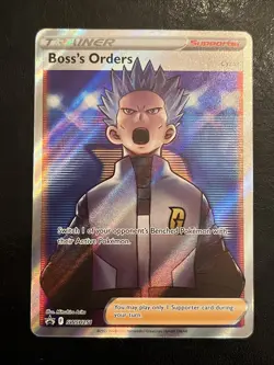 Pokemon TCG Boss's Orders Cyrus Full art SWSH251 Promo NM - Image 1