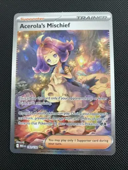 Acerola's Mischief, SIR, 183/132 Mega Evolution, Pokemon - Image 1