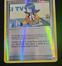 Supporter Felicity's Drawing 2008 Pokemon Reverse Holo 98/106 - Image 2