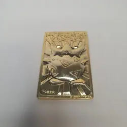 Togepi 23K Gold Plated Pokemon Card 1999 Burger King - Loose Vintage Promo - Image 3