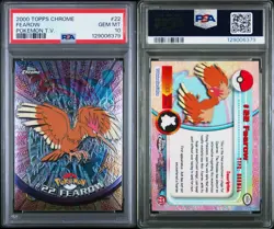 Pokemon PSA 10 Fearow T.V. #22 Topps Chrome - Image 1