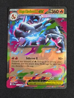 Pokemon MEGA CHARIZARD X EX 013/094 - Phantasmal Flames - ULTRA RARE HOLO - MINT - Image 1