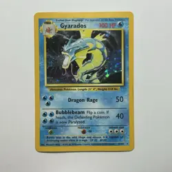 Gyarados Base Set 6/102 Holo Rare 1999 WOTC Near Mint Vintage Pokemon TCG - Image 1