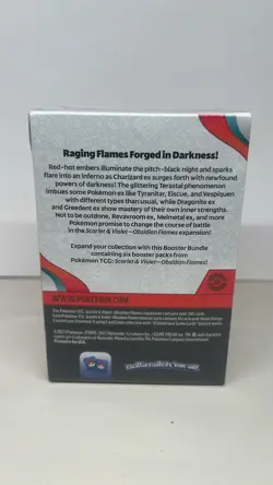 Pokemon TCG Obsidian Flames Booster Bundle SEALED 6 Packs - Image 2