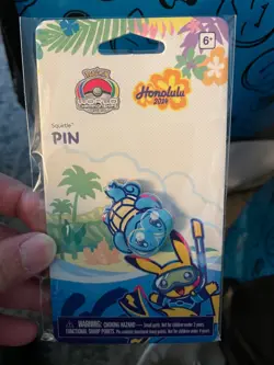 2024 Squirtle Pin Pokemon World Championships Exclusive Hawaii Honolulu Worlds - Image 1