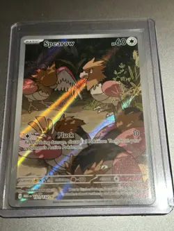Sparrow 151/132 Illustration Rare Pokemon TCG Pack Fresh Near Mint - Image 2