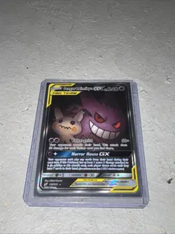 Pokemon Gengar & Mimikyu GX 165/181 Full Art Raw Near Mint Condition Ultra Rare - Image 1