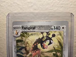 Pokemon TCG Farigiraf Sv02: Paldea Evolved Reverse Holo "Miscut" Error - Image 3