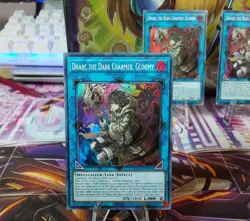 Yugioh! x3 Dharc the Dark Charmer, Gloomy BACH-EN049 Super Rare PLAYSET -MINT - Image 1