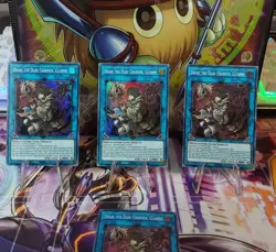 Yugioh! x3 Dharc the Dark Charmer, Gloomy BACH-EN049 Super Rare PLAYSET -MINT - Image 2
