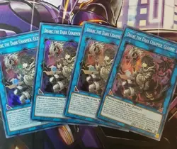 Yugioh! x3 Dharc the Dark Charmer, Gloomy BACH-EN049 Super Rare PLAYSET -MINT - Image 5
