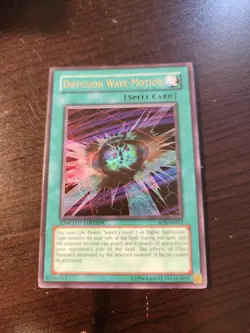 YUGIOH! 2-DIFFUSION WAVE-MOTION-ULTRA RARE-LIMITED EDITIONS-RDS-ENSE1 y7 - Image 1