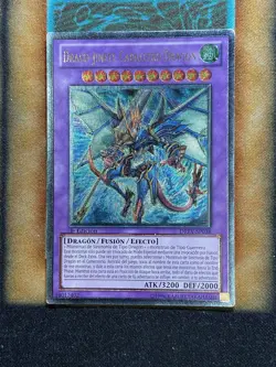 Yugioh Dragon Knight Draco-Equiste DREV-EN038 Ultimate Rare 1st Ed SPANISH LP - Image 1