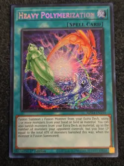 Heavy Polymerization MP24-EN150 Prismatic Secret Rare 1st Edition Yu-Gi-Oh! - Image 1