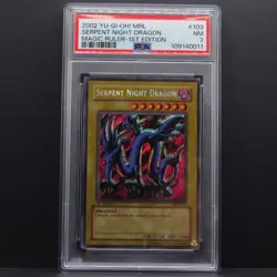 Serpent Night Dragon -2002 YU-GI-OH! MRL-MAGIC RULER 1ST ED #103 - PSA 7 - Image 1