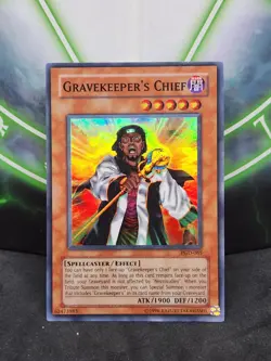 Yugioh Gravekeeper's Chief PGD-065 Super Rare NM - Image 1