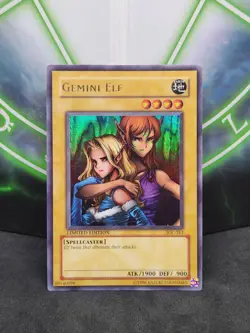 Yugioh Gemini Elf IOC-SE1 Ultra Rare NM - Image 1