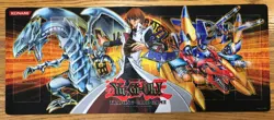 Official Yu-Gi-Oh! Gold Series 4 Kaiba Playmat ft. Blue-Eyes White Dragon - NEW - Image 1