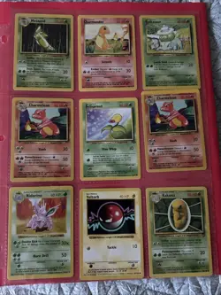 Pokemon vintage base set 18 card lot - Lp and No Duplicates - Image 2