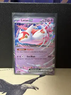 Latias EX 76/191 - Surging Sparks Double Rare Holo - Pokemon TCG Card Near Mint - Image 1