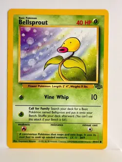 Bellsprout - 49/64 - Jungle Set TCG - Pokemon Card - WOTC Vintage LP - Image 1