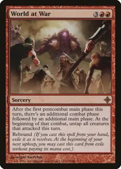 World at War Rise of the Eldrazi NM Red Rare MAGIC THE GATHERING CARD ABUGames - Image 1