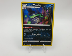 GALARIAN WEEZING 113/192 HOLO RARE REBEL CLASH POKEMON TCG CARD - Image 1