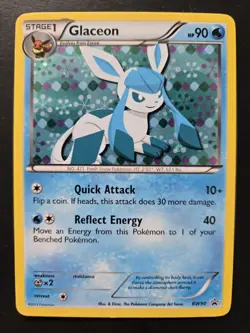 Glaceon BW90 Black & White Promo Holo Pokemon Card Light Play Condition - Image 1