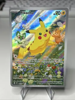 Pikachu 088 Sv: Scarlet & Violet Promo Cards Illustrator Rare Holo - Image 1