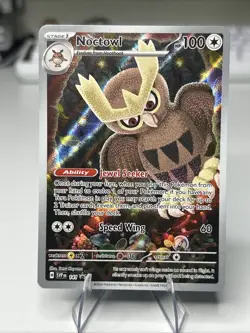 Pokemon TCG Noctowl #141 Promo Card Stellar Crown NM Condition - Image 1