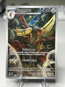 Kingambit 130/SVP Promo Scarlet & Violet Holo Rare Pokemon TCG Card - Image 1