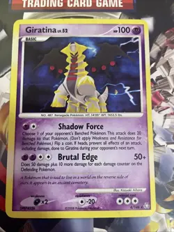 Pokemon Giratina TCG Legends Awakened Holo Card 4/146 Rare LP/MP - Image 1